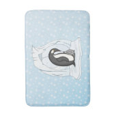 Davin et Annie le tapis de bain de pingouins (Devant (Vertical))