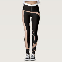 Davina Fit Logo Leggings de Fitness Élégants pour