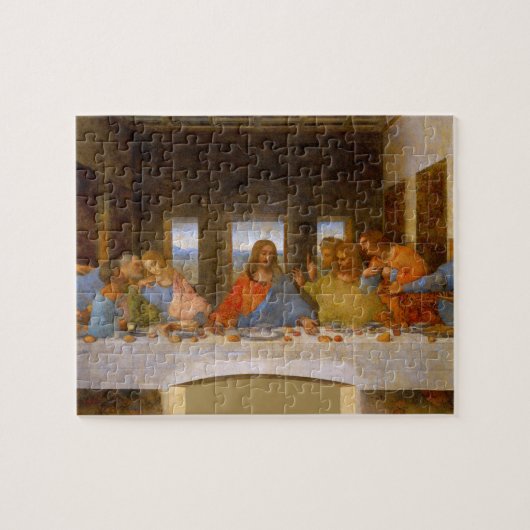 Davinci Last Supper, kunstwerk voor fijne kunst Legpuzzel (Horizontaal)