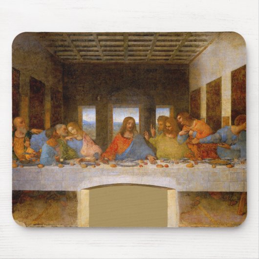 Davinci Last Supper, kunstwerk voor fijne kunst Muismat (Voorkant)