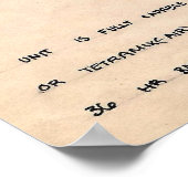 DaVinci's verloren ontwerp Poster (Hoek)