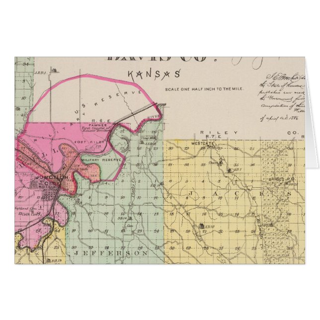 Davis County, Kansas (Voorkant Horizontaal)