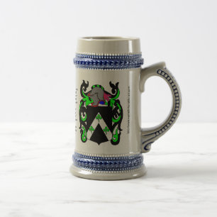 Davis Family Crest Stein Bierpul