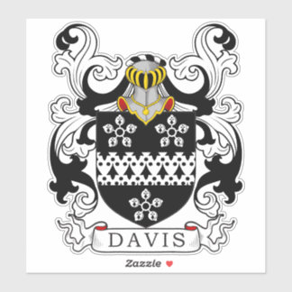 Davis Family Crest Sticker