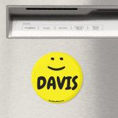 DAVIS gele glimlach magnet Magneet (Insitu (Vaatwasser))