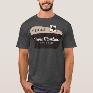 Davis Mountains State Park Texas Welkomstbord T-shirt