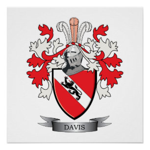 Davis wapenschild perfect poster