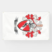 Davis wapenschild spandoek (Horizontaal)