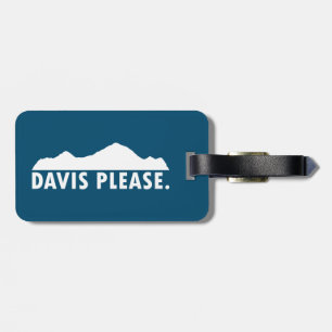 Davis West Virginia Alsjeblieft Bagagelabel