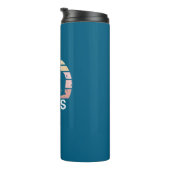 Davis West Virginia Retro Beer Thermosbeker (Geroteerd rechts)