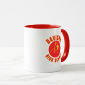 Davison High School Michigan Coffee Mug (Devant droit)