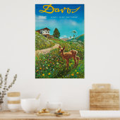 Davos, Parsenn, Suisse, Poster Ski (Cuisine)