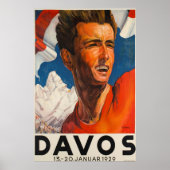 Davos, Parsenn, Suisse, Poster Ski (Devant)