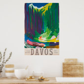 Davos, Parsenn, Suisse, Poster Ski (Cuisine)