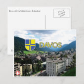 Davos - Zwitserland Briefkaart (Voorkant / Achterkant)