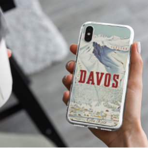 Davos, Zwitserland Vintage Travel Samsung Galaxy Hoesje