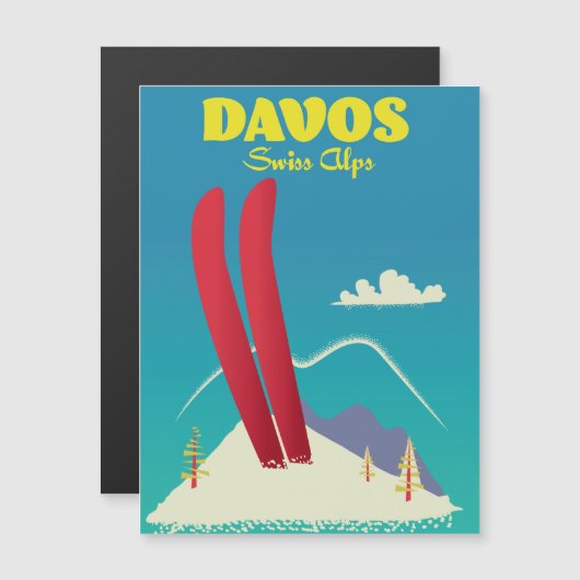 Davos Zwitserse Alpen (Voorkant / Achterkant)