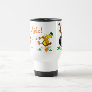 Davul Zurna Balkan Instruments Band Travel Mug Reisbeker