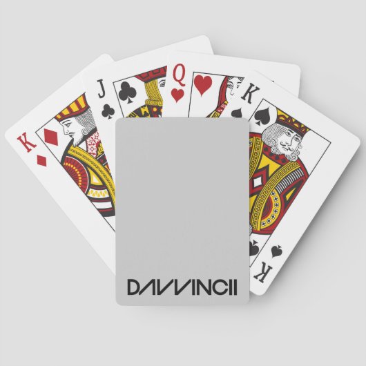 Davvincii Pokerkaarten (Achterkant)
