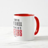 Davy Crockett Cite Texas Coffee Mug (Devant droit)