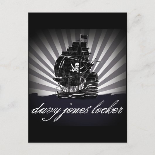 davy jones locker briefkaart (Voorkant)