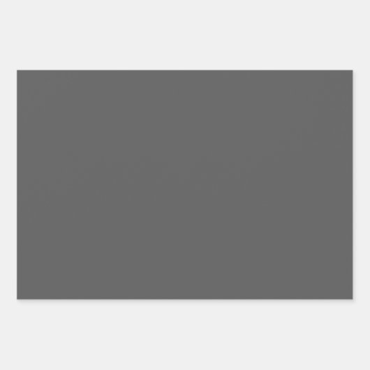 Davy's Grijze Vaste Kleur Inpakpapier Vel (Voorkant 2)