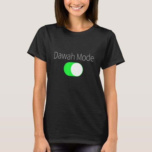 Dawah-modus aan t-shirt (Voorkant)