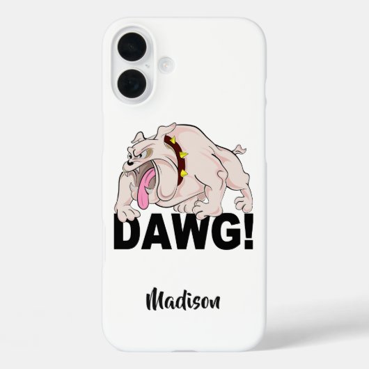 DAWG! Telefoongevallen met aangepaste naam Case-Mate iPhone Case (Achterkant)