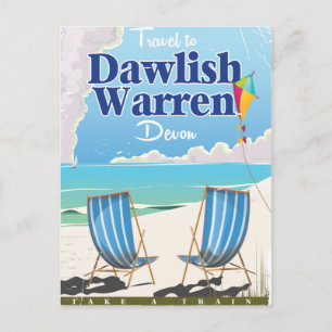 Dawlish Warren Devon   poster Briefkaart