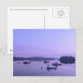 Dawn à la carte postale Lubec (Devant / Derrière)