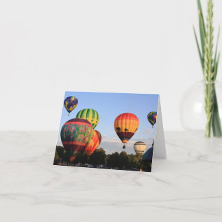 Dawn Balloon Launch Note-Kaart Bedankkaart