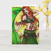 Dawn Belly Dancer Kaart (Gele Bloem)