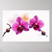 Dawn Bloom Orchid Poster (Voorkant)