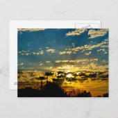 Dawn Breaking over de Mojave woestijn Briefkaart (Voorkant / Achterkant)