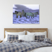 Dawn Horse Canvas Afdruk (Insitu (Slaapkamer))