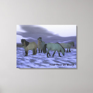 Dawn Horse Canvas Afdruk