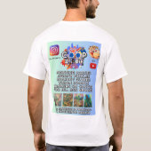 Dawn in Caribbean T-Shirt  (Achterkant)