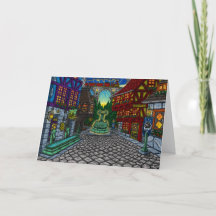 Dawn in Thorsville - Greeting Card
