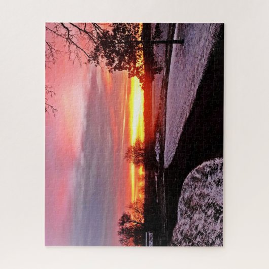 DAWN IN WINTER LEGPUZZEL (Verticaal)