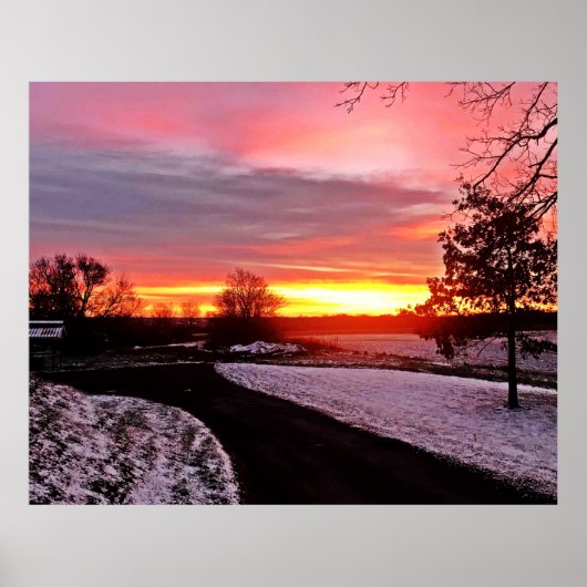 DAWN IN WINTER POSTER (Voorkant)