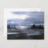 Dawn in Yellowstone Briefkaart (Voorkant / Achterkant)