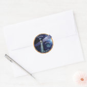 Dawn Mission Patch Ronde Sticker (Envelop)