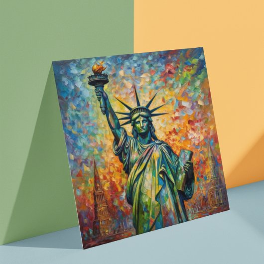 Dawn of Liberty, een gewoonte Notitiekaartje