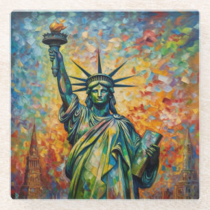Dawn of Liberty Glazen Onderzetter