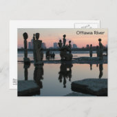 Dawn on the Ottawa River. Briefkaart (Voorkant / Achterkant)