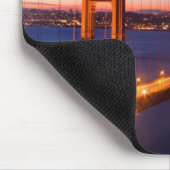 Dawn over San Francisco en Golden Gate Bridge. Muismat (Hoek)