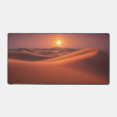 Dawn Panorama de dunes de sable avec des ondulatio (Recto)