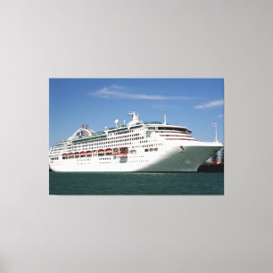 Dawn Princess Cruise Ship Canvas Afdruk