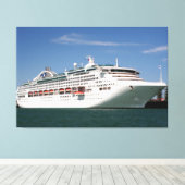 Dawn Princess Cruiseschip Canvas Afdruk (Insitu (Houten vloer))