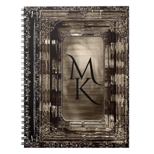 Dawn Sable Elegant Monogram Notitieboek (Voorkant)